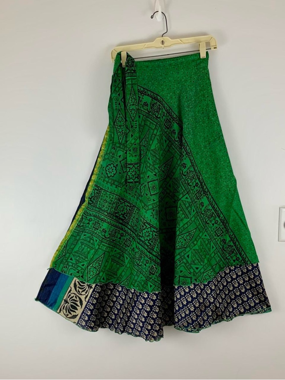 Reversible Wrap Maxi Skirts BINS305